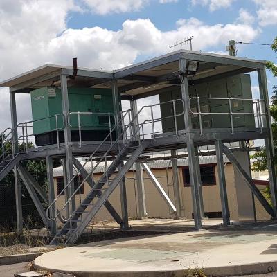 Generator And Switchboard Lifted To Above Flood Level